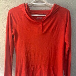 Columbia Cotton Blend Hooded Long Sleeve